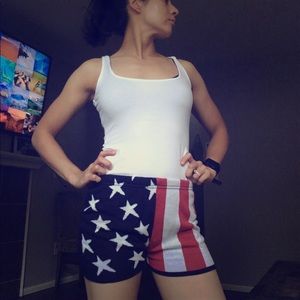 American flag shorts